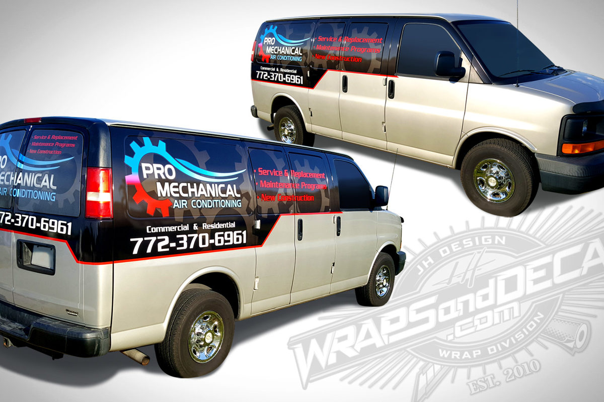Van Partial Wrap Treasure Coast