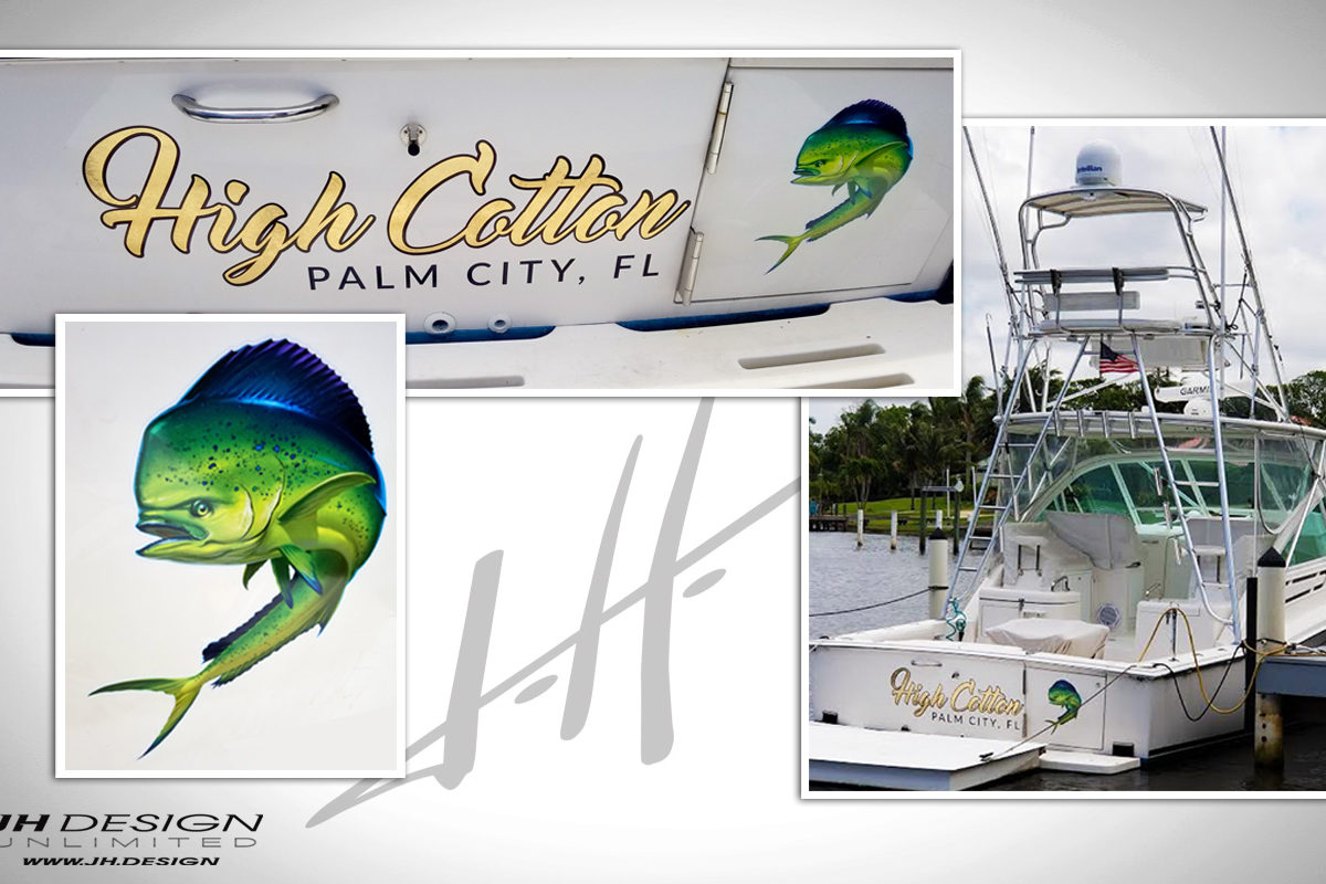 Boat Lettering in Palm City Florida
