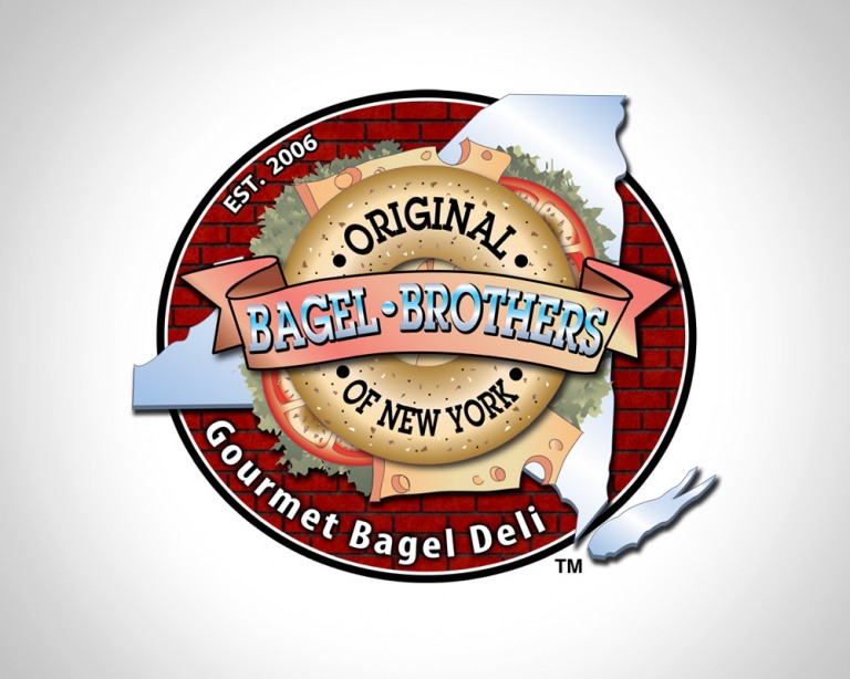 Bagels Brothers Logo Design JH Design Unlimited