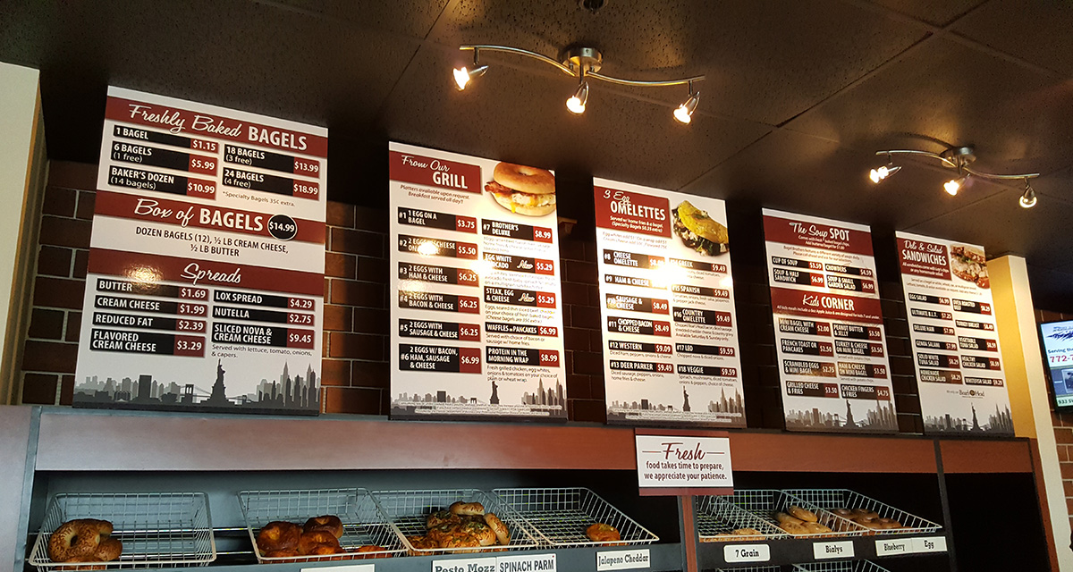 Menu Boards Printing Port St Lucie, Tradition JH Design Unlimited