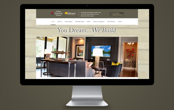Website Design - Custom Homes