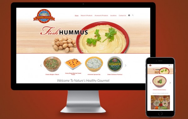 St Lucie County Website Design- Natures Healthy Gourmet
