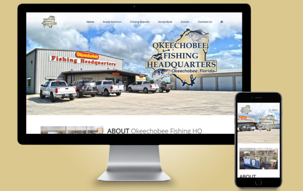Website Design - Okeechobee Fishing HQ