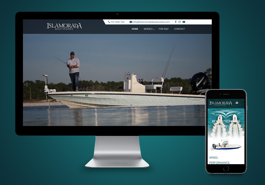 Website Design - Islamorada Boatworks