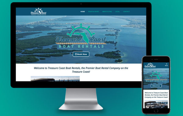 Website Design - Treasure Coast Boat Rentals
