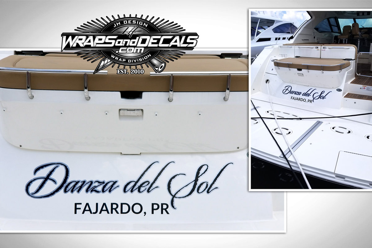 Boat Lettering Stuart Florida