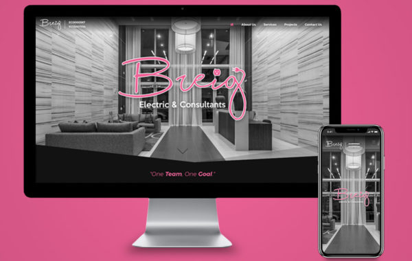 Website Design - Breig Electric