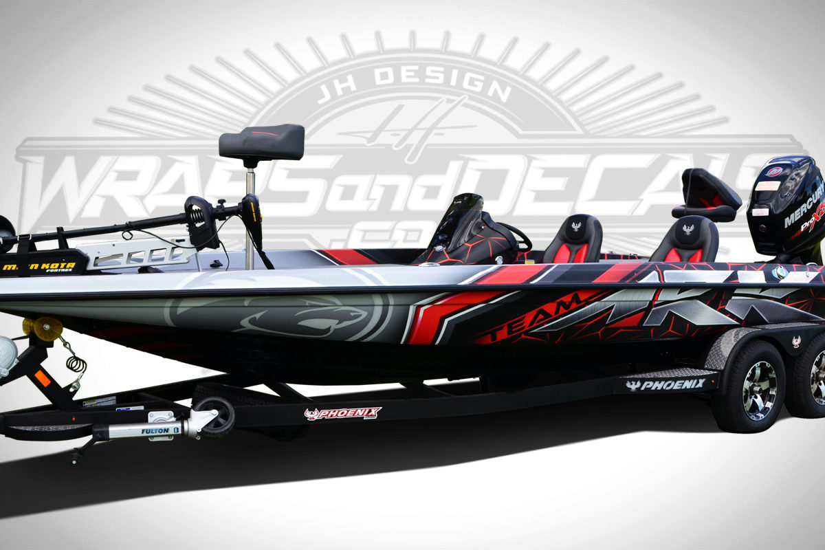 ARK Fishing Rods Boat Wrap