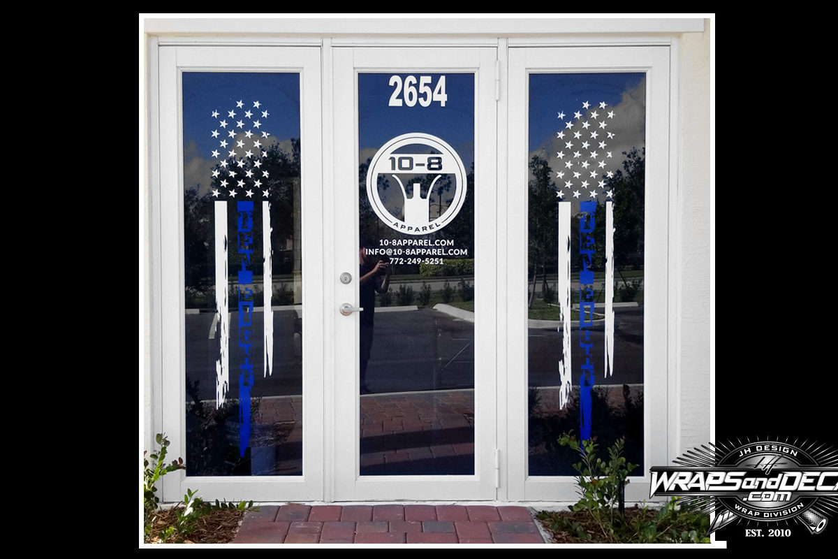 Custom Office Window Decals Port St Lucie
