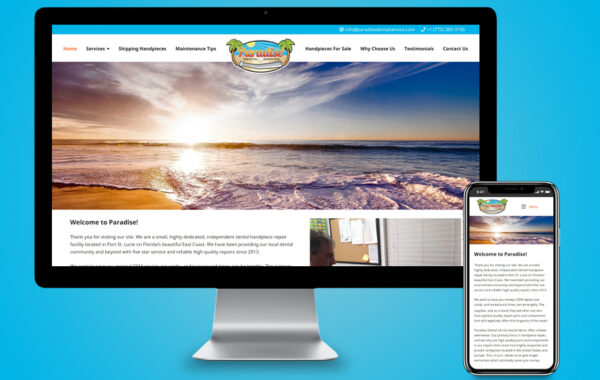 West Palm Website Development - Paradise Dental Service